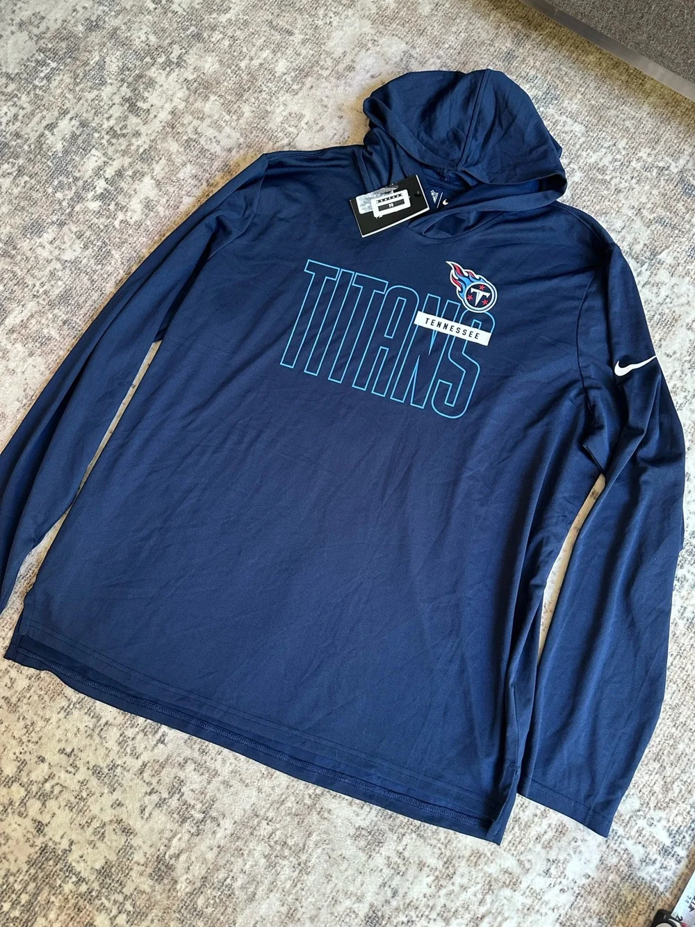 Nike Tennessee Titans Dri-FIT Hoodie XXL NWT NFL Performance Pullover